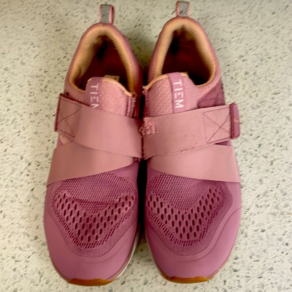 Pink tiems indoor cycle shoe